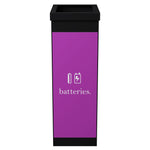 Paperflow Abfallsammelsystem Batterie lila - Wiepa Bürofachpartner