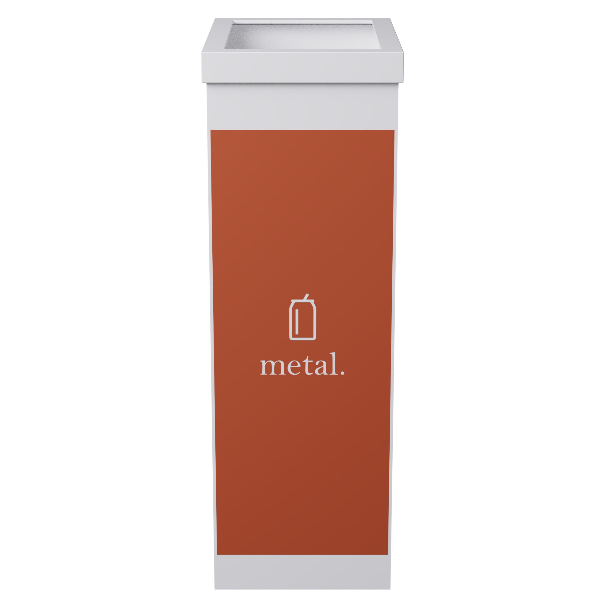 Paperflow Abfallsammelsystem Metall orange - Wiepa Bürofachpartner