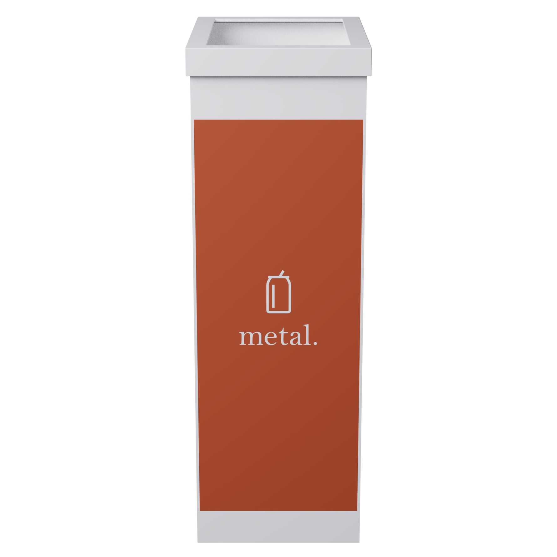 Paperflow Abfallsammelsystem Metall orange - Wiepa Bürofachpartner