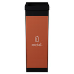 Paperflow Abfallsammelsystem Metall orange - Wiepa Bürofachpartner