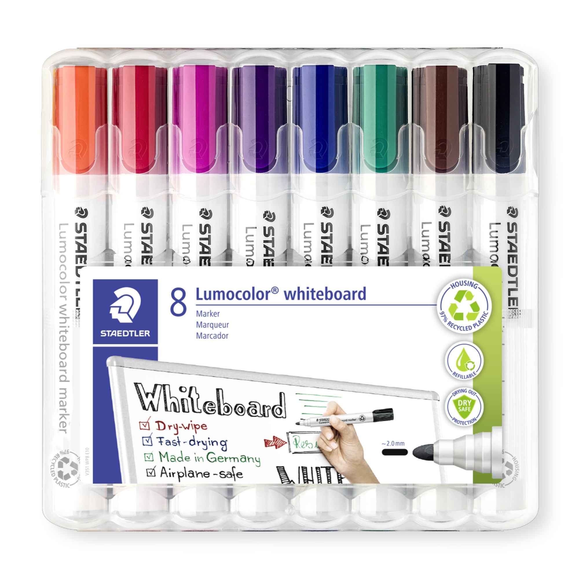 STAEDTLER® Whiteboardmarker Lumocolor® 351 8 St./Pack.