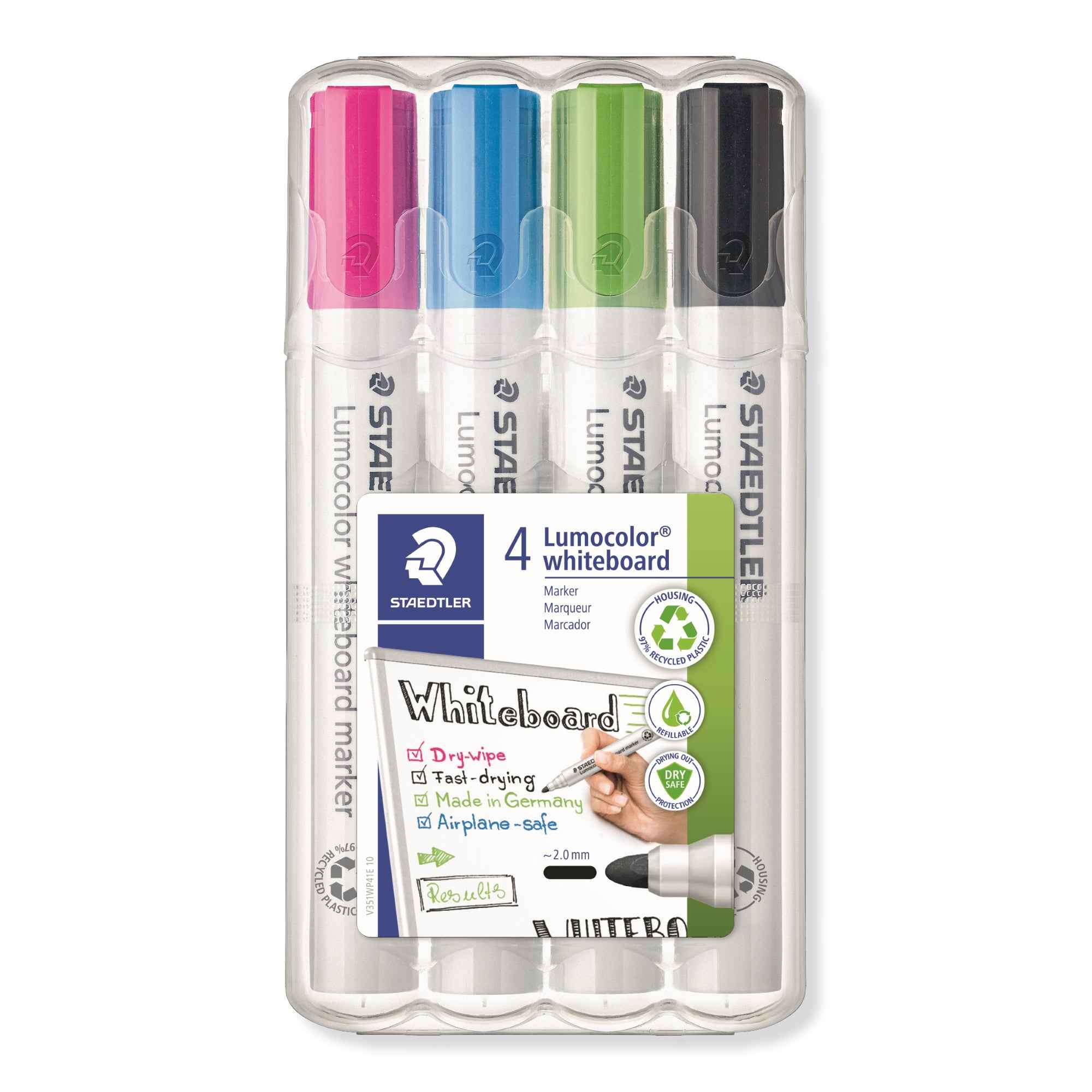 STAEDTLER® Whiteboardmarker Lumocolor® 351 4 St./Pack.