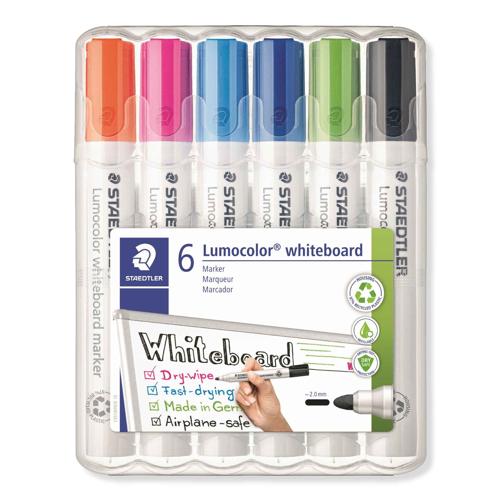 STAEDTLER® Whiteboardmarker Lumocolor® 351 6 St./Pack.