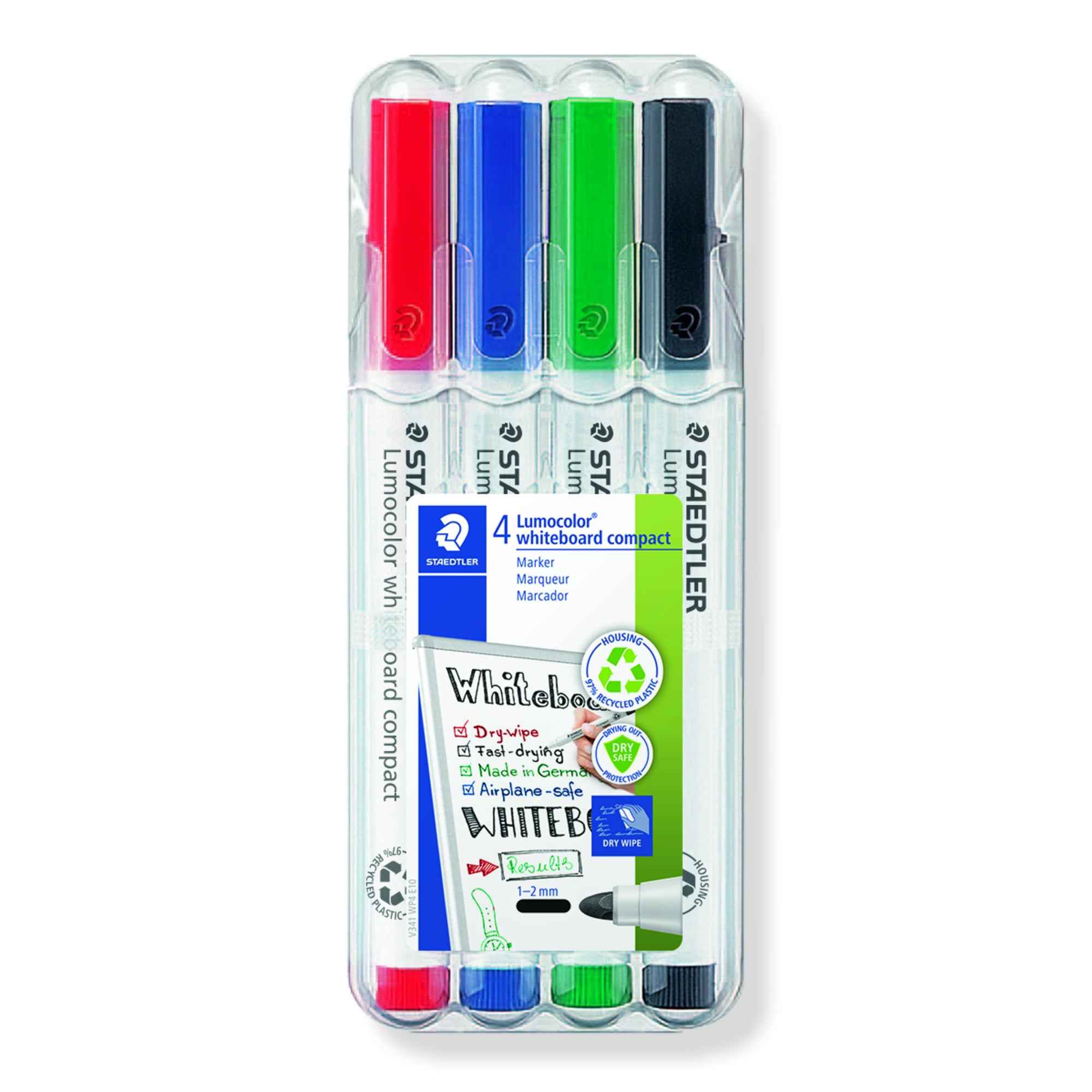 STAEDTLER® Whiteboardmarker Lumocolor® compact 341 4 St./Pack.