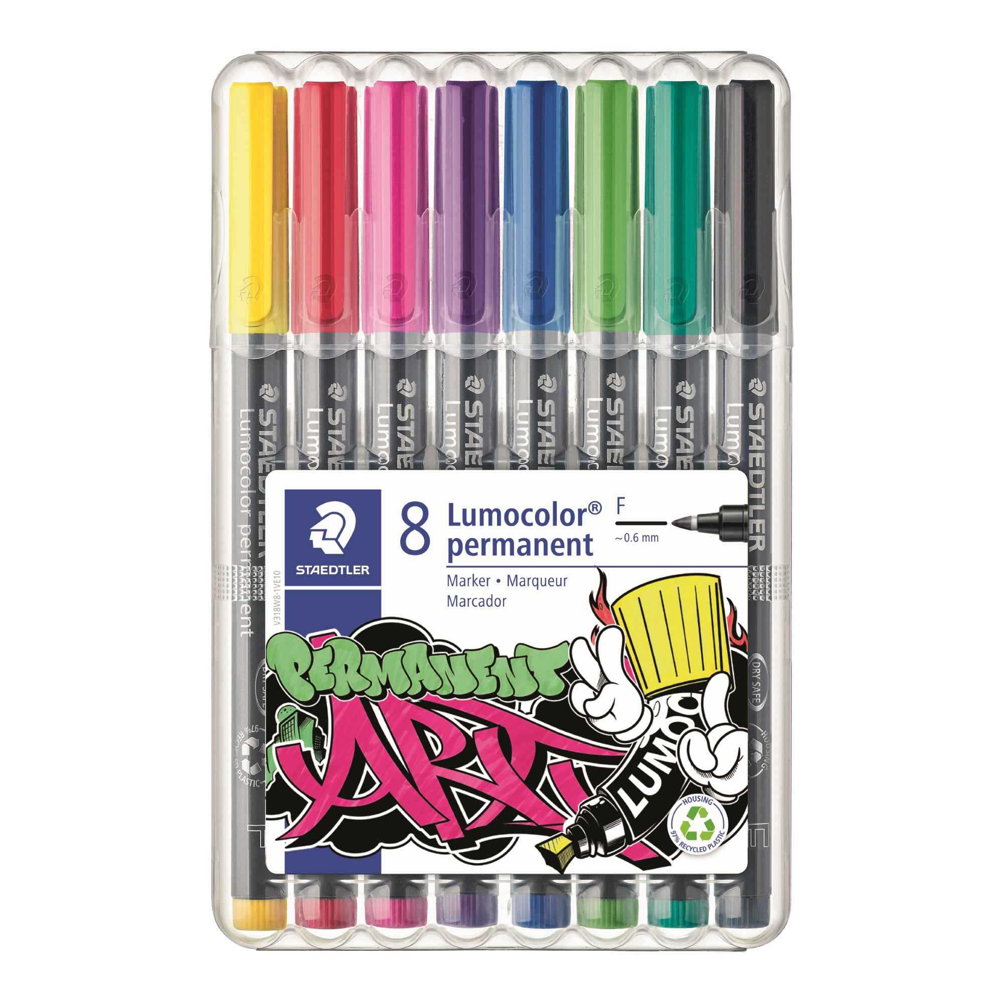 STAEDTLER® Folienstift Lumocolor® permanent 318 8 St./Pack.