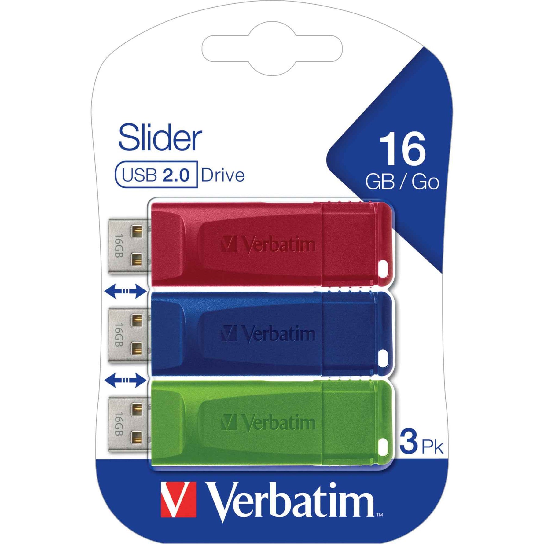 Verbatim USB-Stick Slider USB 2.0 16 Gbyte
