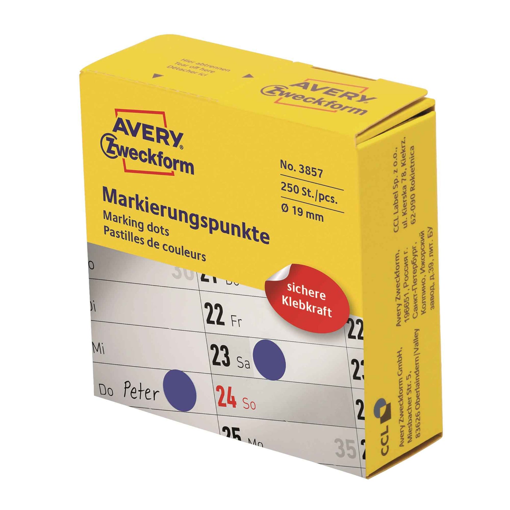 Avery Zweckform Markierungspunkt 19 mm