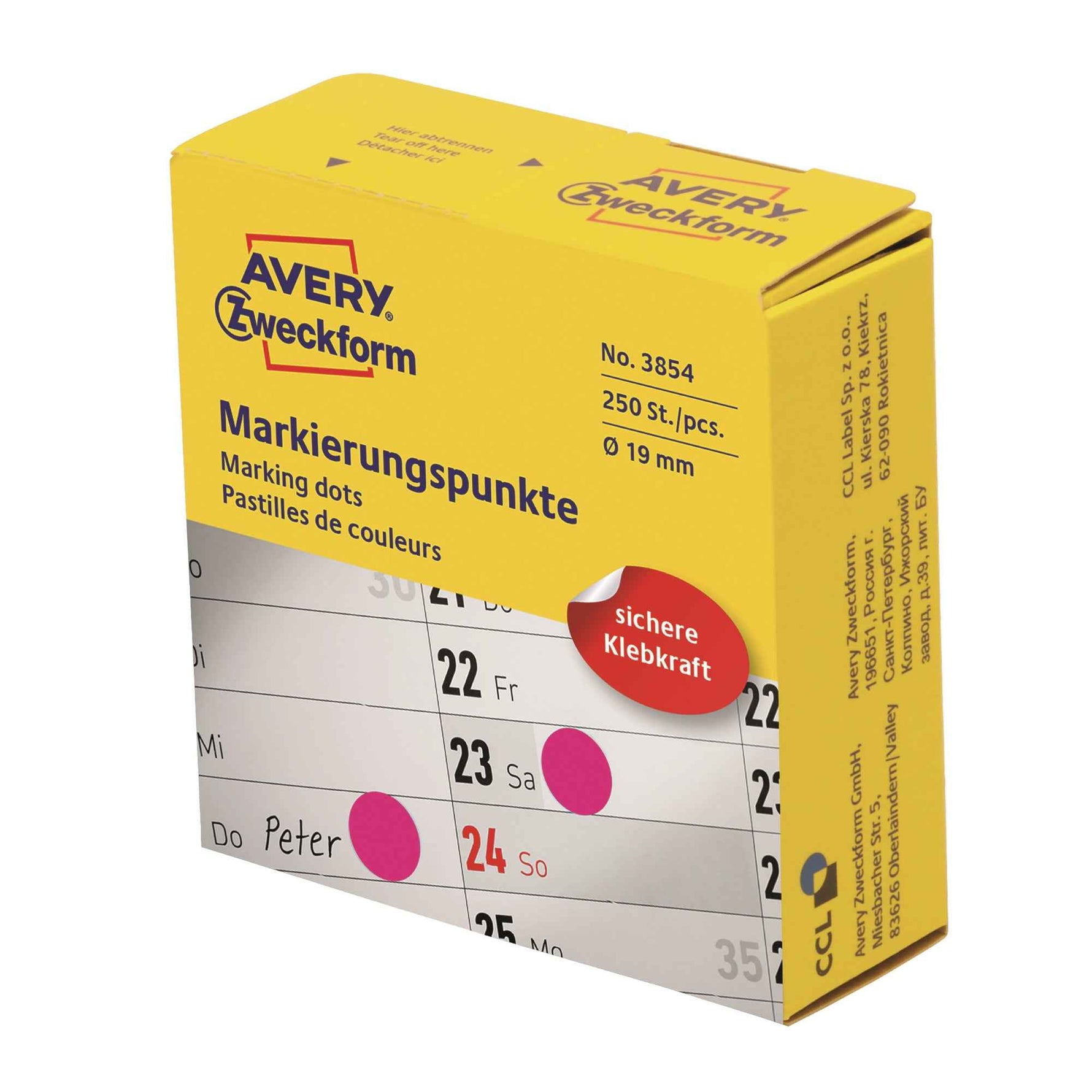 Avery Zweckform Markierungspunkt 19 mm
