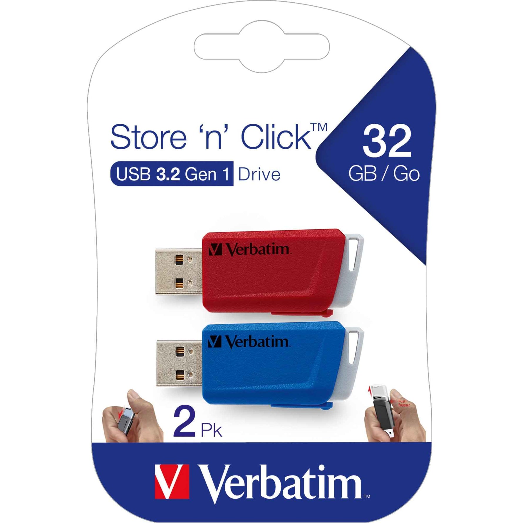 Verbatim USB-Stick Store `n` Click USB 3.2 Gen 1 32 Gbyte