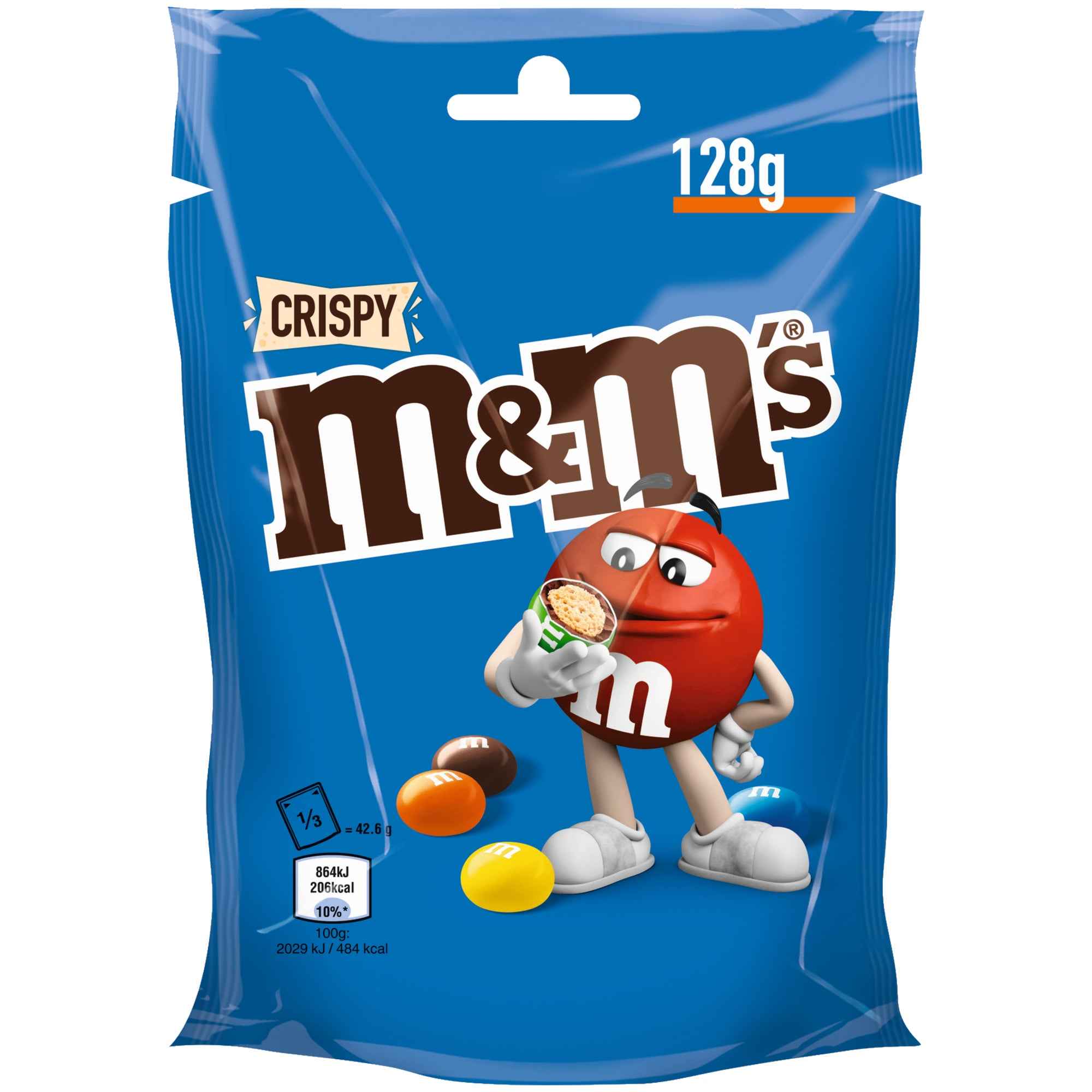 M&M'S® Schokolade Crispy 128 g/Pack.