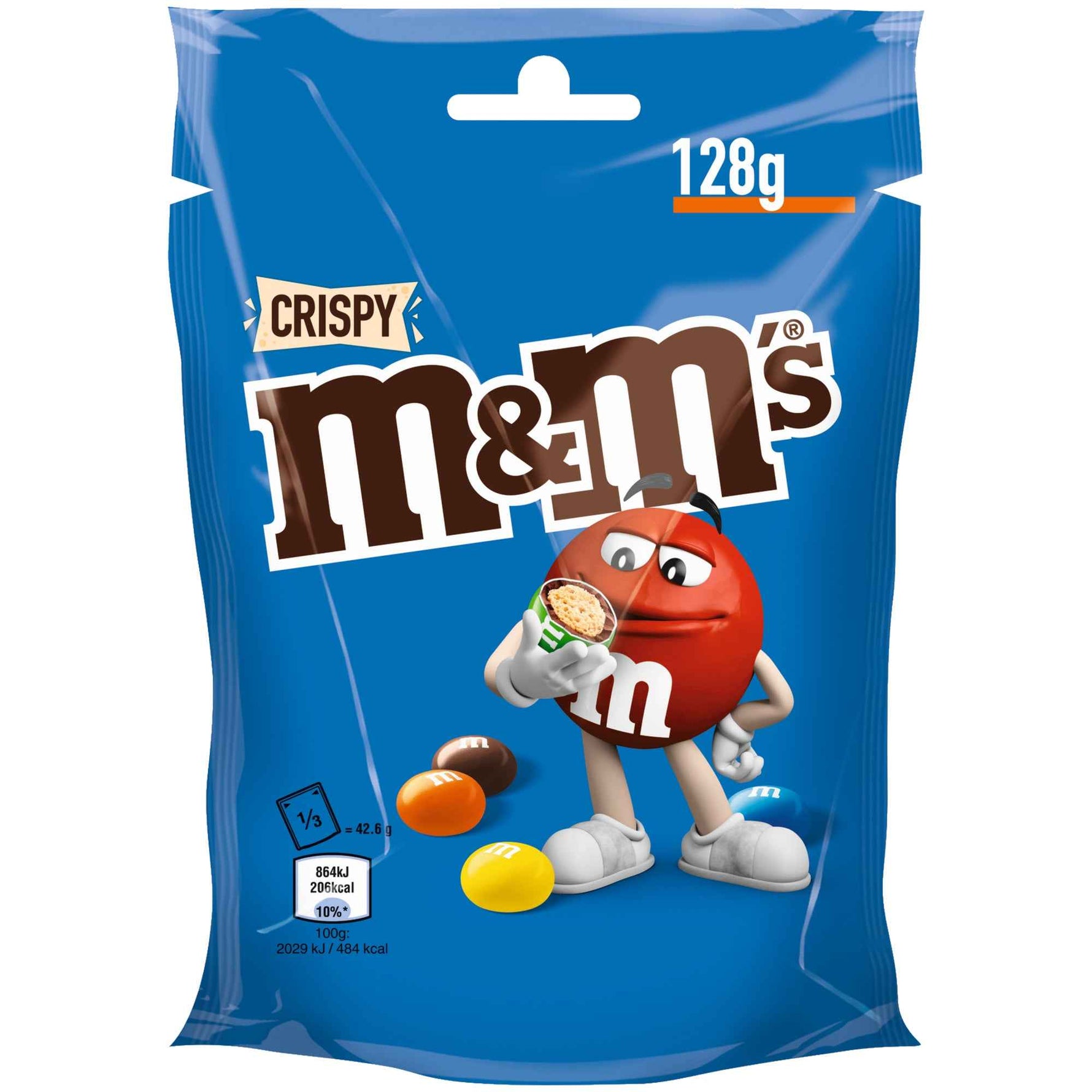 M&M'S® Schokolade Crispy 128 g/Pack.