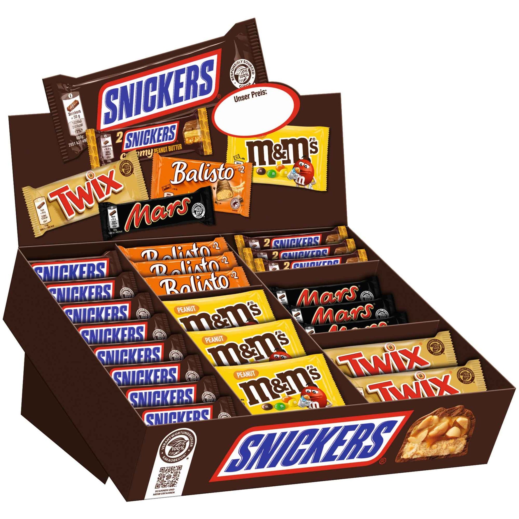 MARS® Schokoriegel Topseller Box
