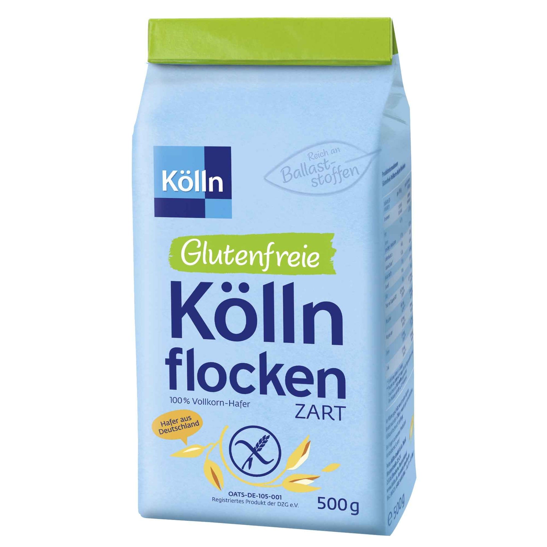 Kölln Haferflocken Zart 100 % Vollkorn-Hafer