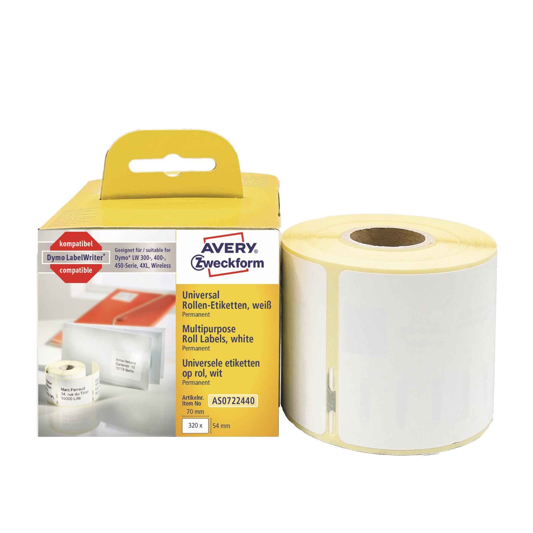 Avery Zweckform Vielzwecketikett 54 x 70 mm (B x H)