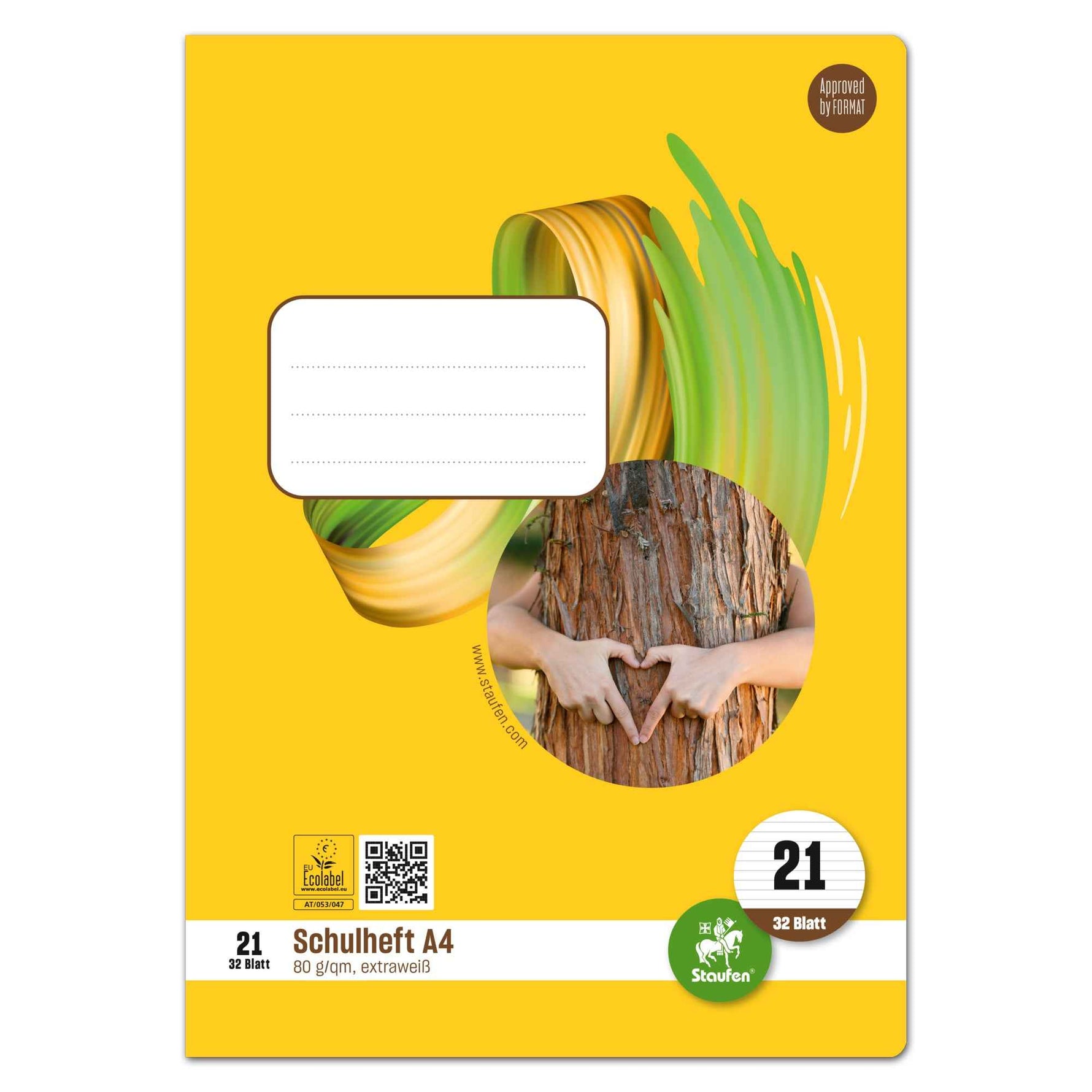 Staufen Schulheft Style DIN A4 liniert Lineatur 21 32 Bl.