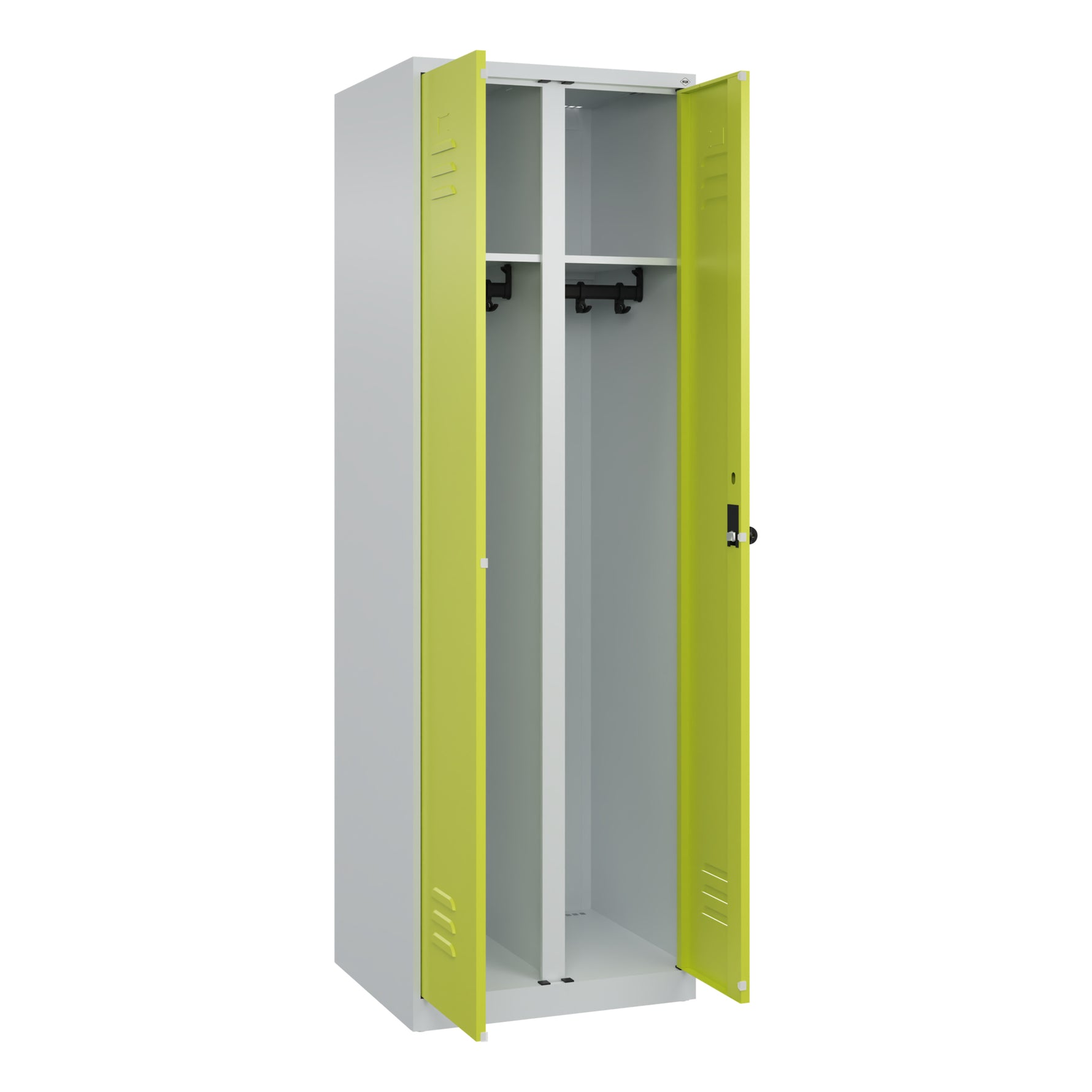 C+P Kleiderspind Classic PLUS mit Sockel lichtgrau – Produktbild 17