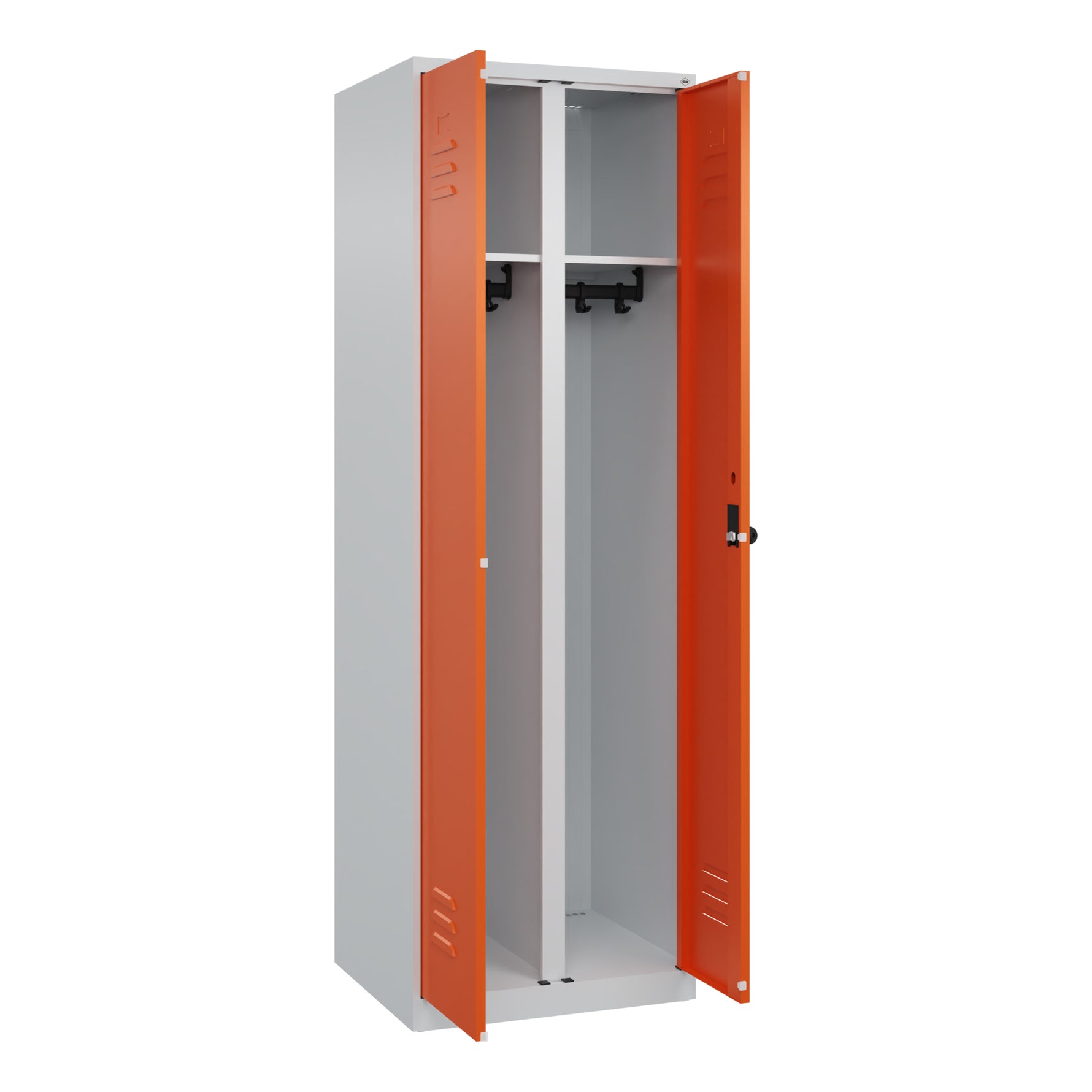 C+P Kleiderspind Classic PLUS mit Sockel lichtgrau – Produktbild 5
