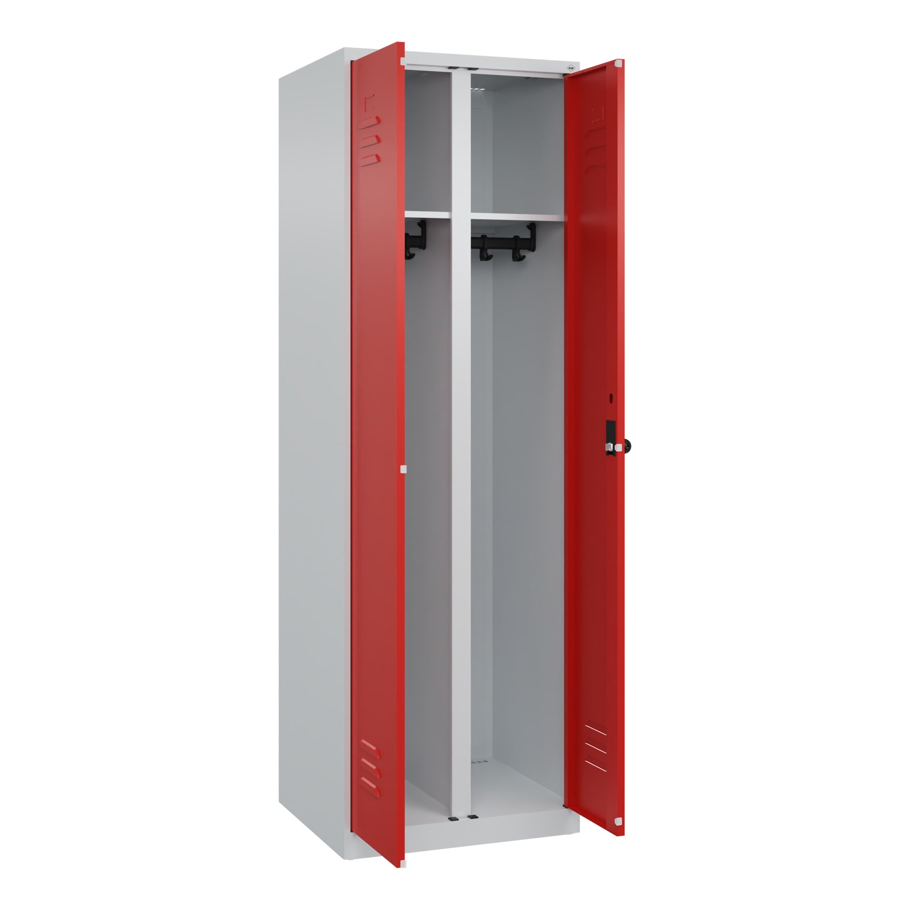 C+P Kleiderspind Classic PLUS mit Sockel lichtgrau – Produktbild 9