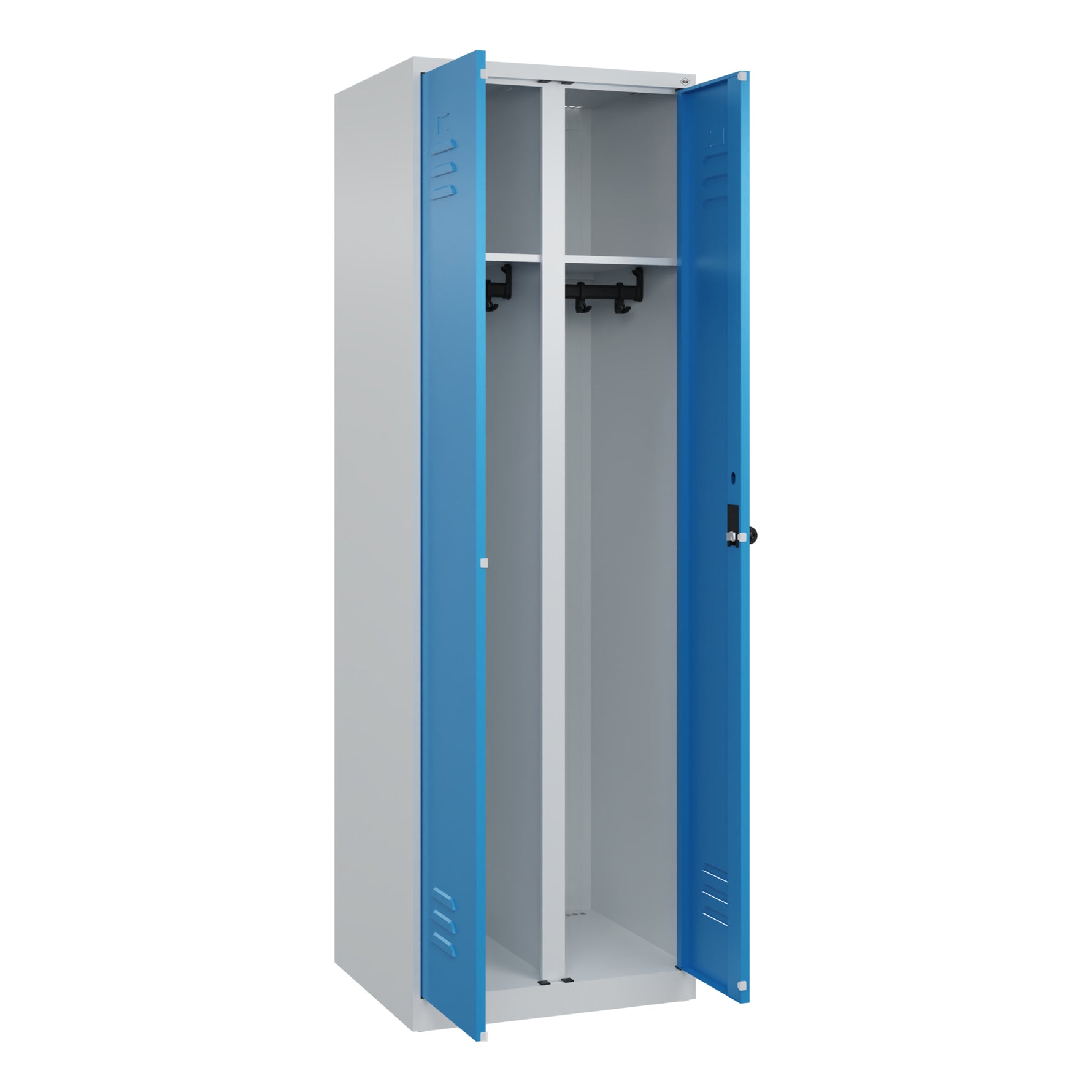 C+P Kleiderspind Classic PLUS mit Sockel lichtgrau – Produktbild 13