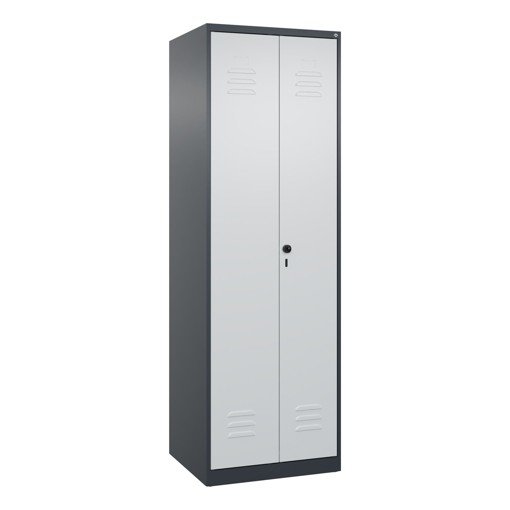 C+P Kleiderspind Classic PLUS mit Sockel lichtgrau – Produktbild 2