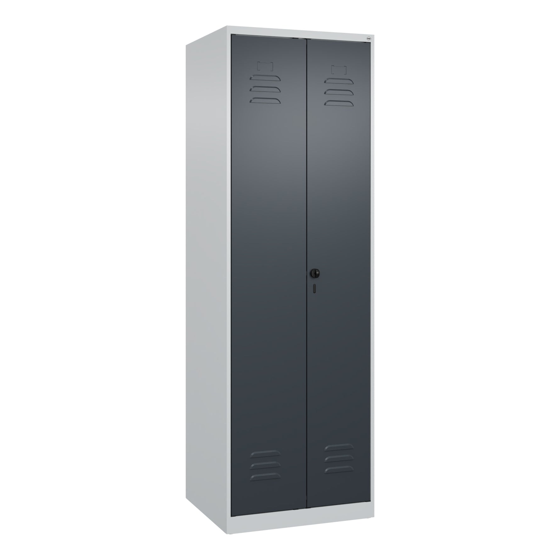 C+P Kleiderspind Classic PLUS mit Sockel anthrazitgrau – Produktbild 4