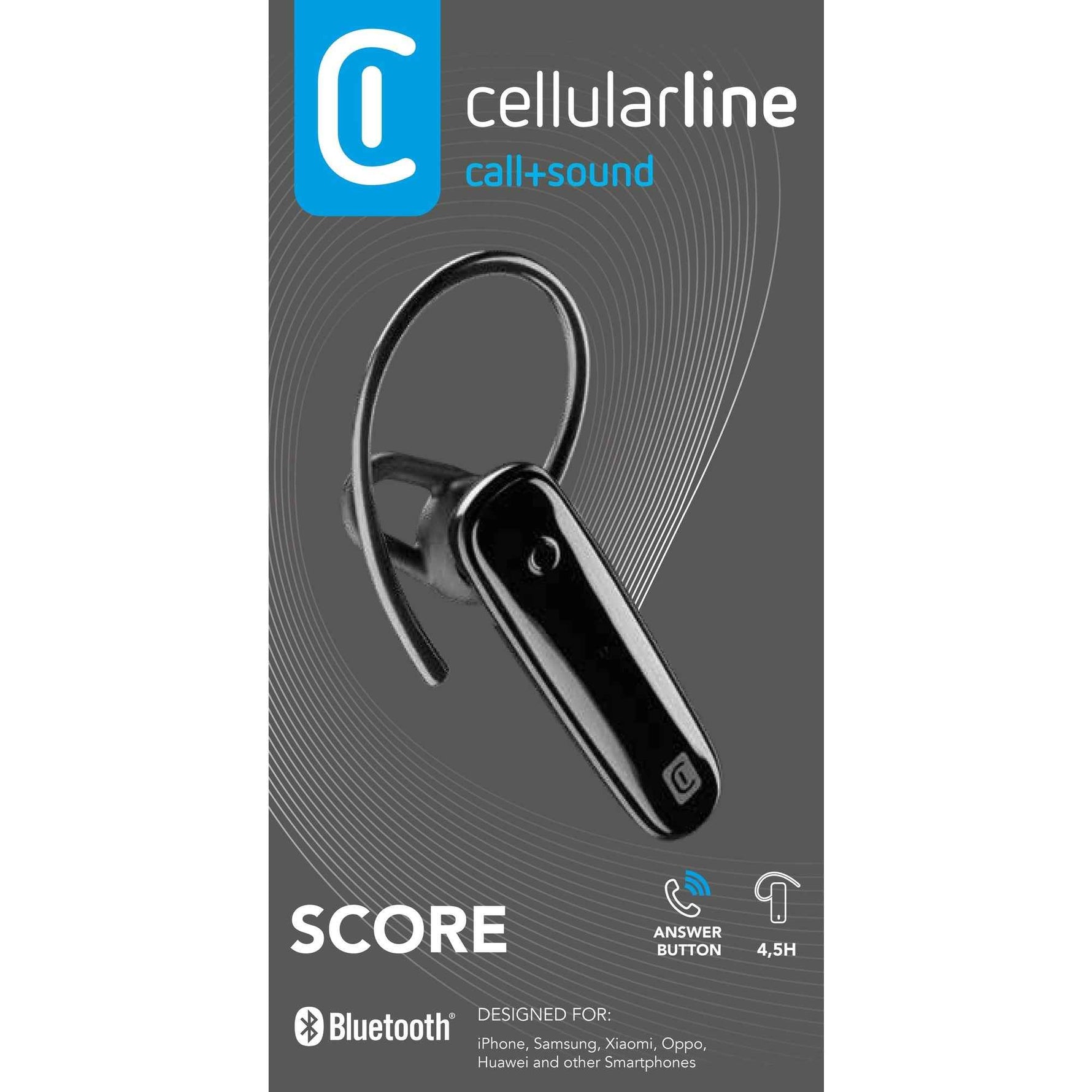 cellularline Headset SCORE In-Ear mit Bluetooth