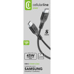 cellularline USB-Kabel Power USB-C-Stecker/USB-C-Stecker