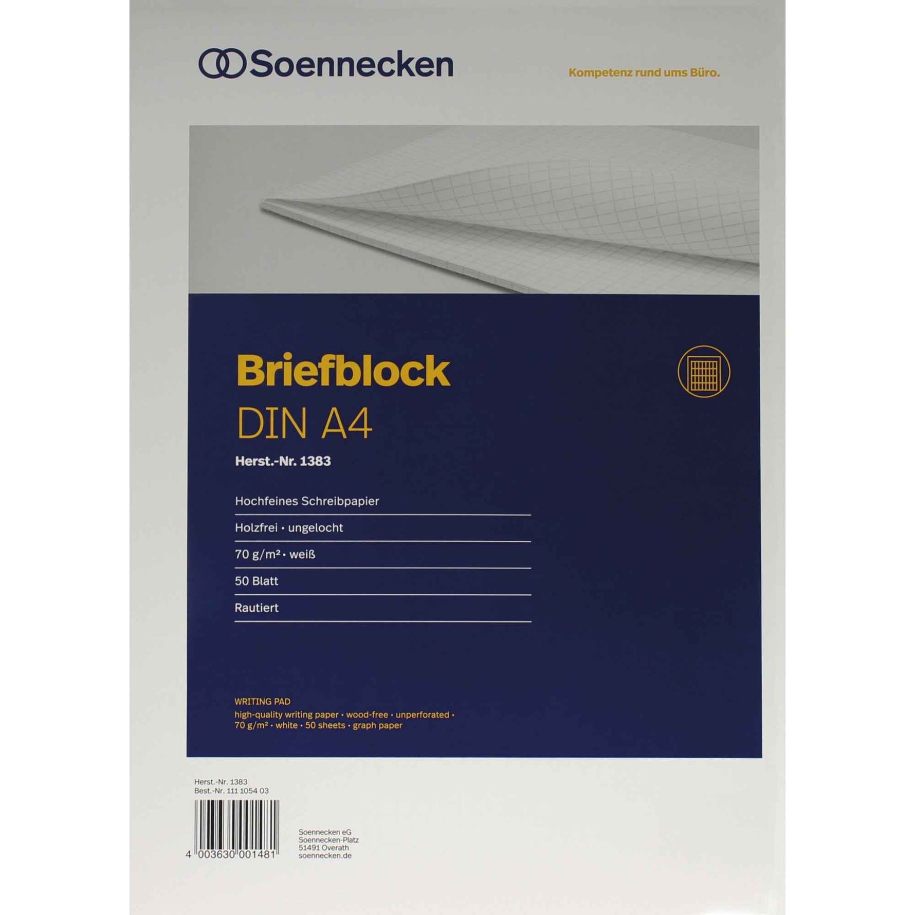 Soennecken Briefblock DIN A4