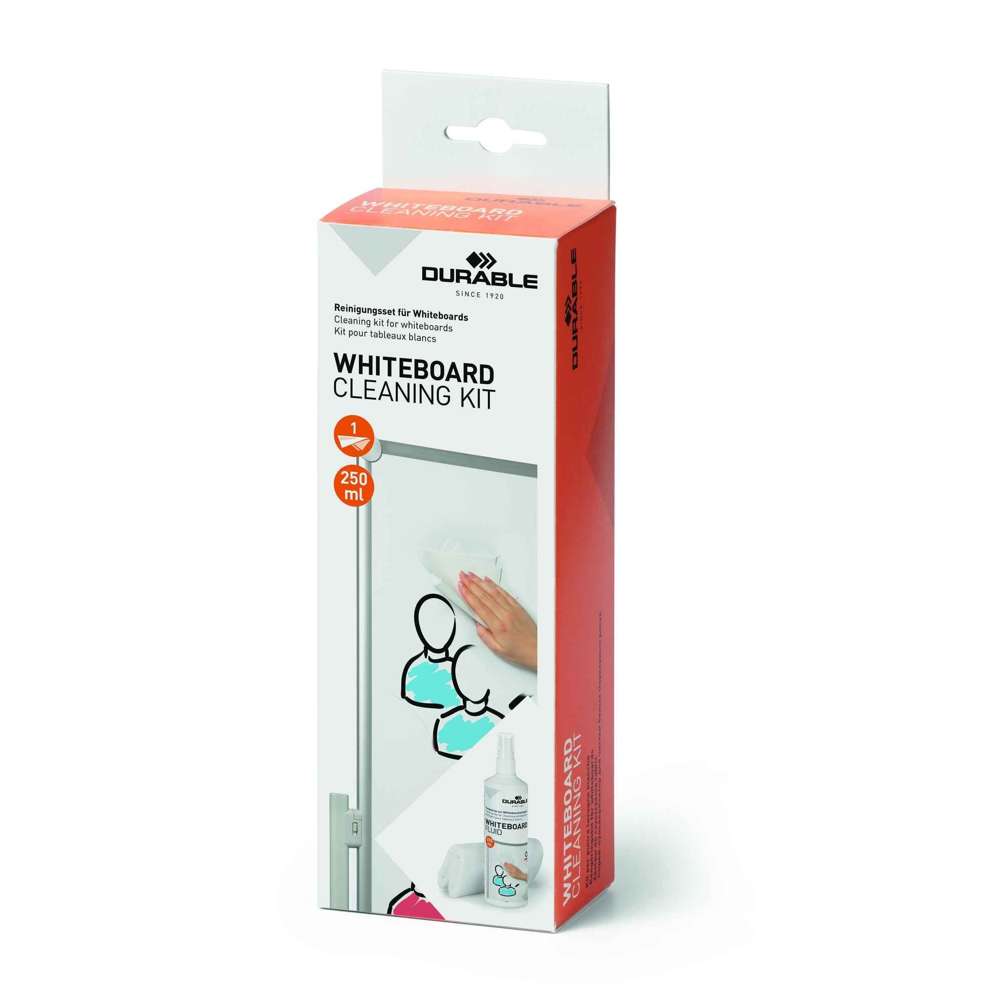 DURABLE Tafelreinigungsset Whiteboard CLEANING KIT