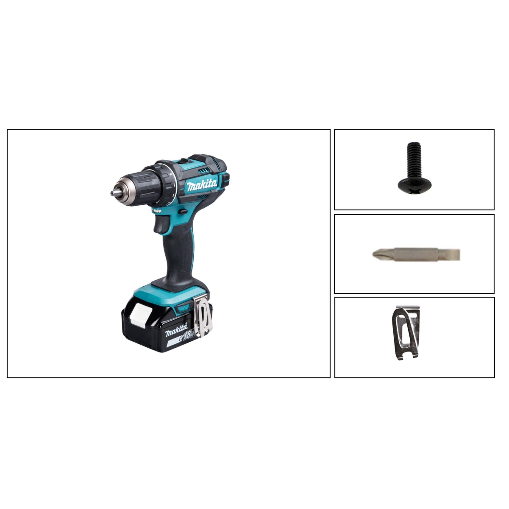 Makita® Akkubohrschrauber DDF482Z Zubehör erforderlich - Wiepa Bürofachpartner