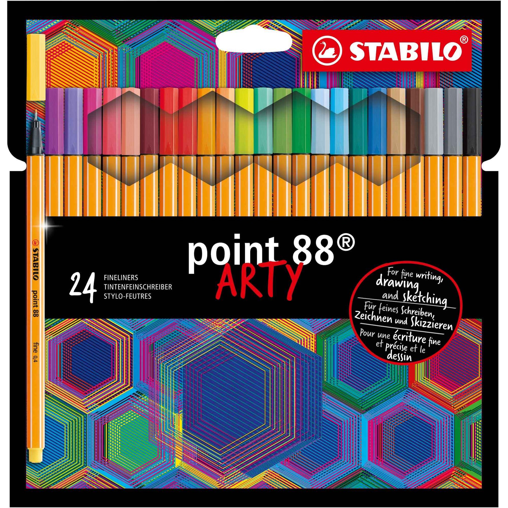 STABILO® Fineliner point 88® ARTY 24 St./Pack.