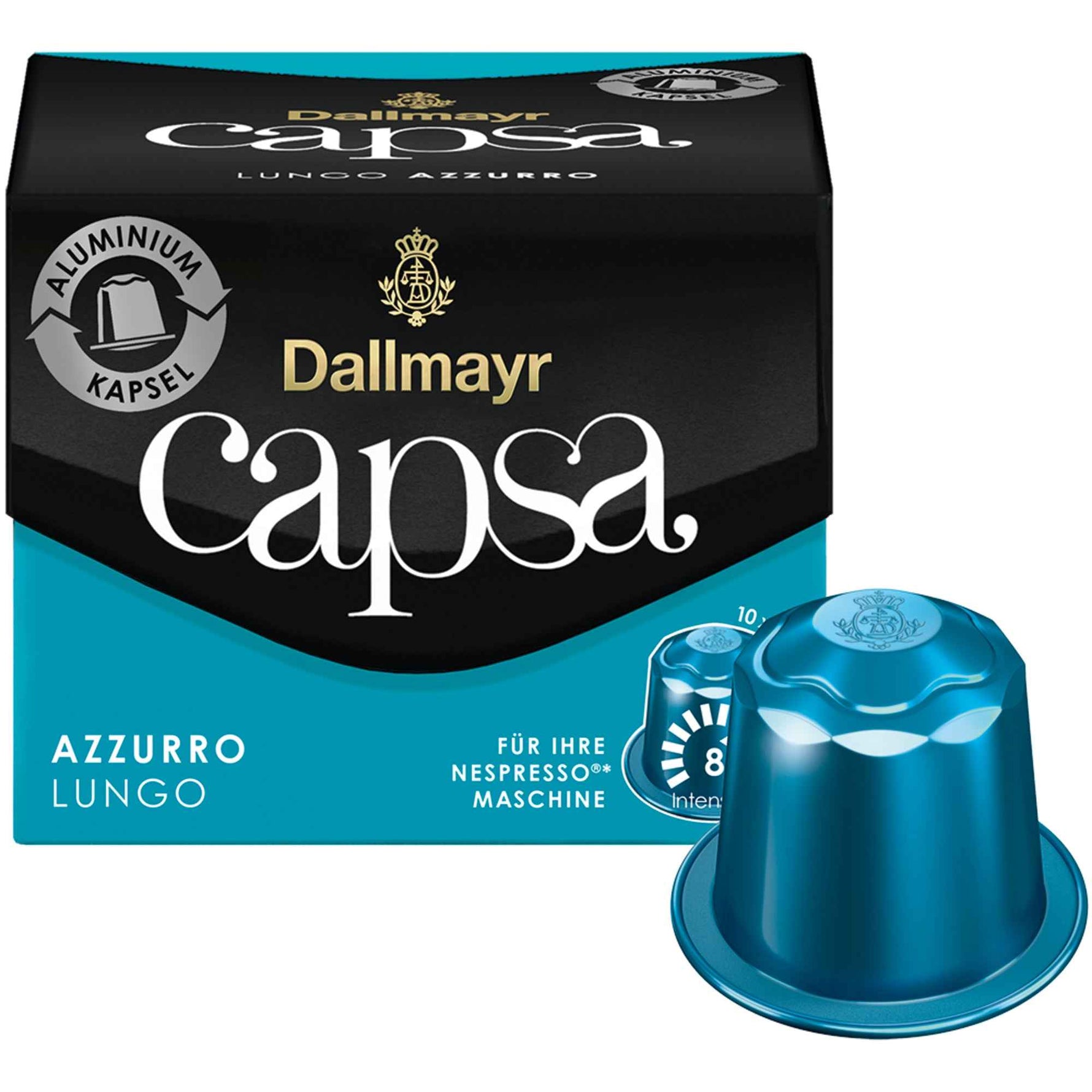 Dallmayr Kaffeekapsel capsa LUNGO AZZURRO