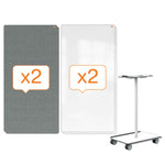 Nobo® Multifunktionstafel Move & Meet Vollsystem