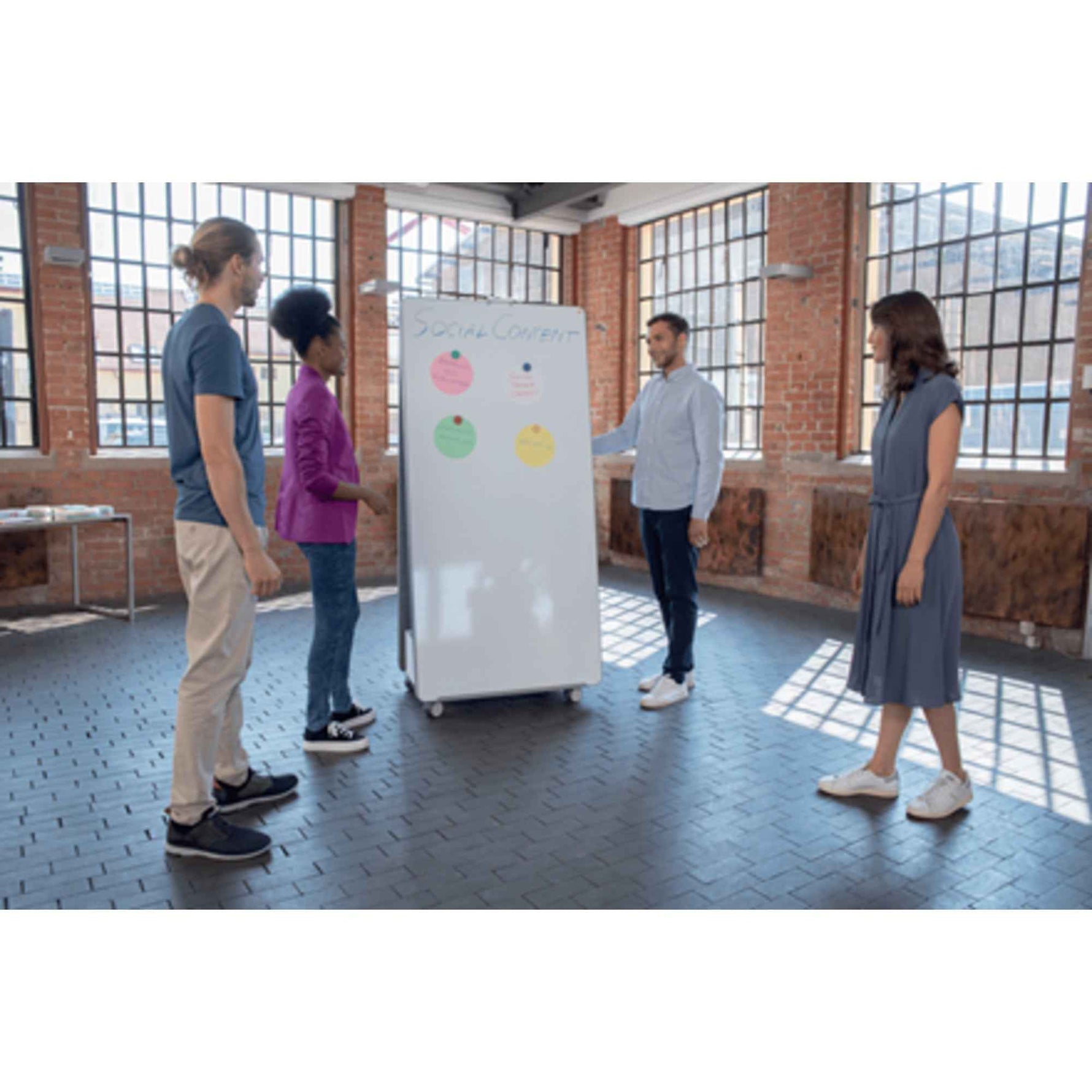 Nobo® Multifunktionstafel Move & Meet Vollsystem