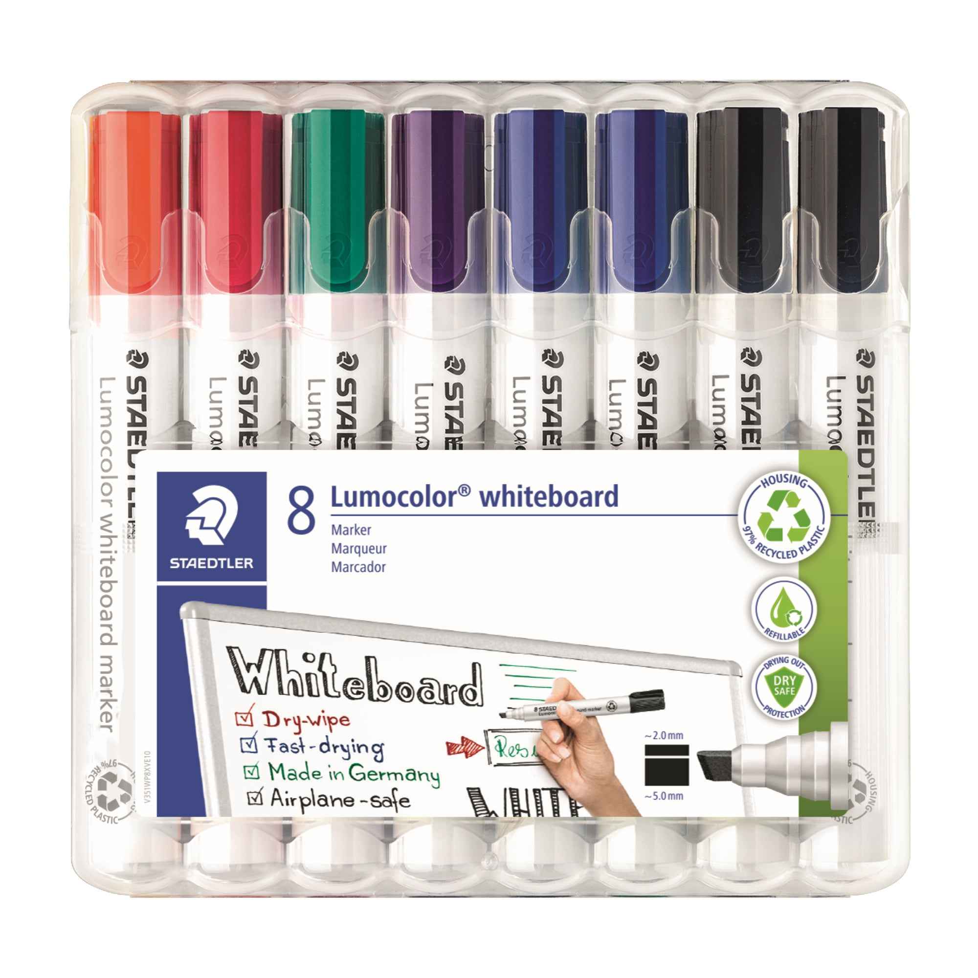 STAEDTLER® Whiteboardmarker Lumocolor® 351 8 St./Pack.