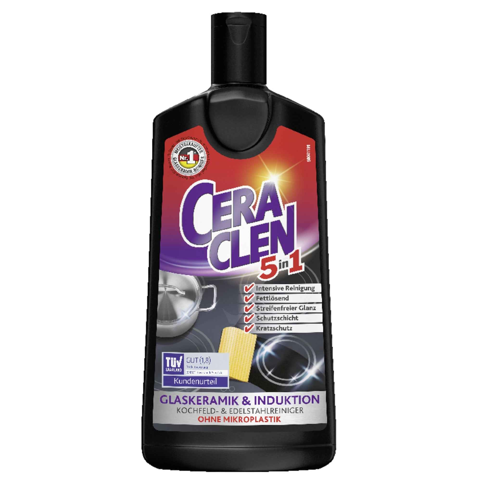 CERACLEN Glaskeramikreiniger 5in1