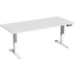 Geramöbel Schreibtisch Elevate Plus 1.800 x 630-1.280 x 800 mm (B x H x T) weiß – Produktbild 5