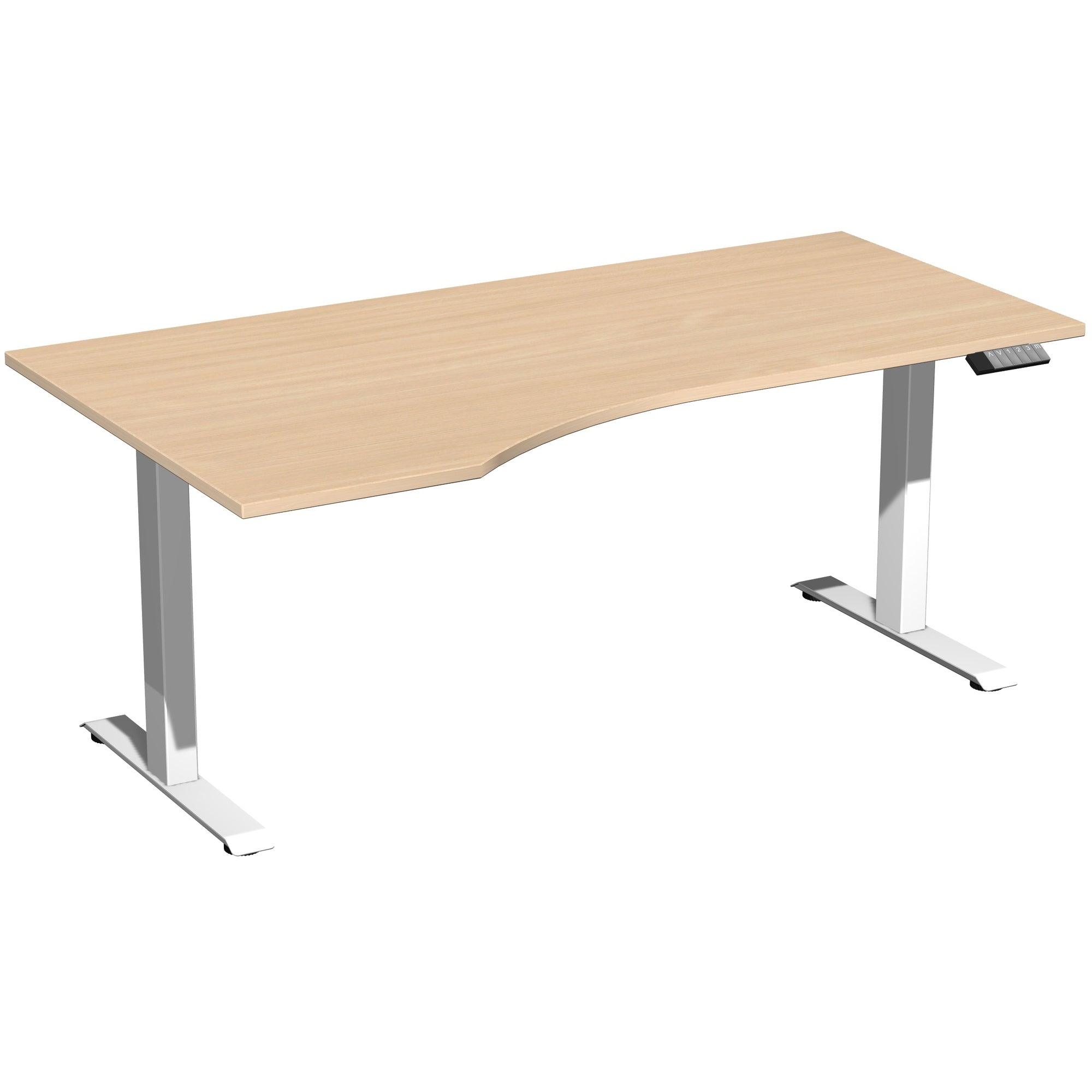 Geramöbel Schreibtisch Elevate Basic buche weiß