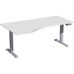 Geramöbel Schreibtisch Elevate Plus lichtgrau silber