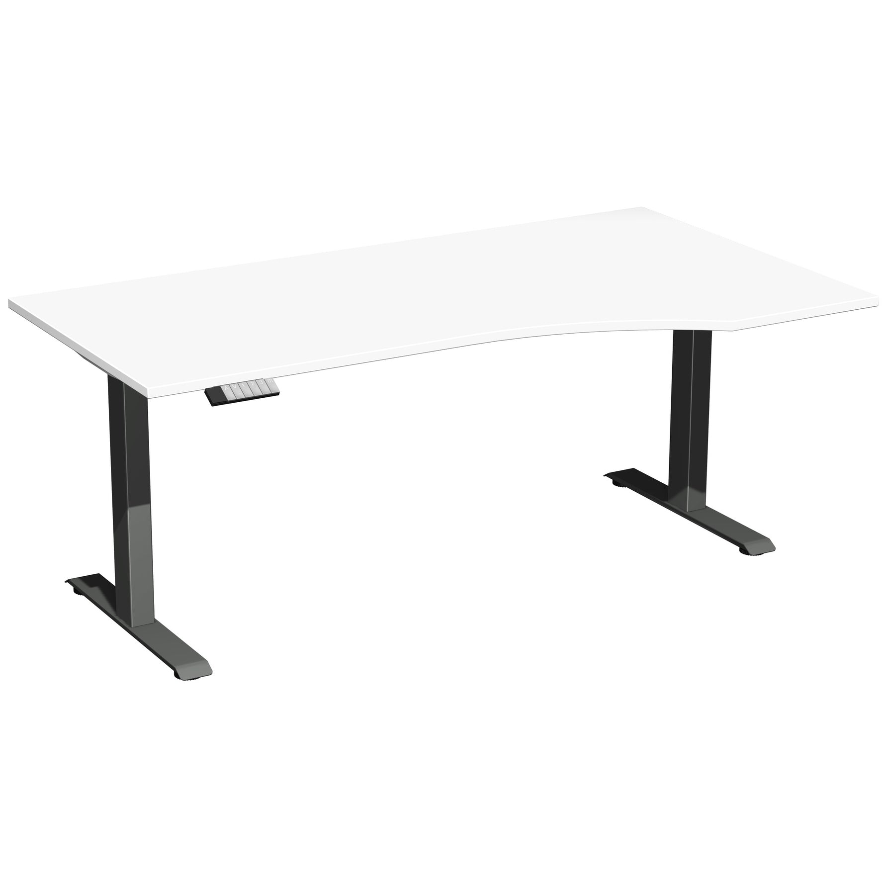 Geramöbel Schreibtisch Elevate Basic weiß anthrazit – Produktbild 2