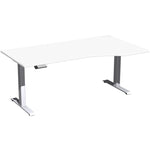 Geramöbel Schreibtisch Elevate Basic weiß silber – Produktbild 2