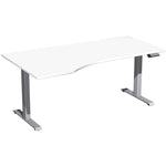 Geramöbel Schreibtisch Elevate Basic weiß silber