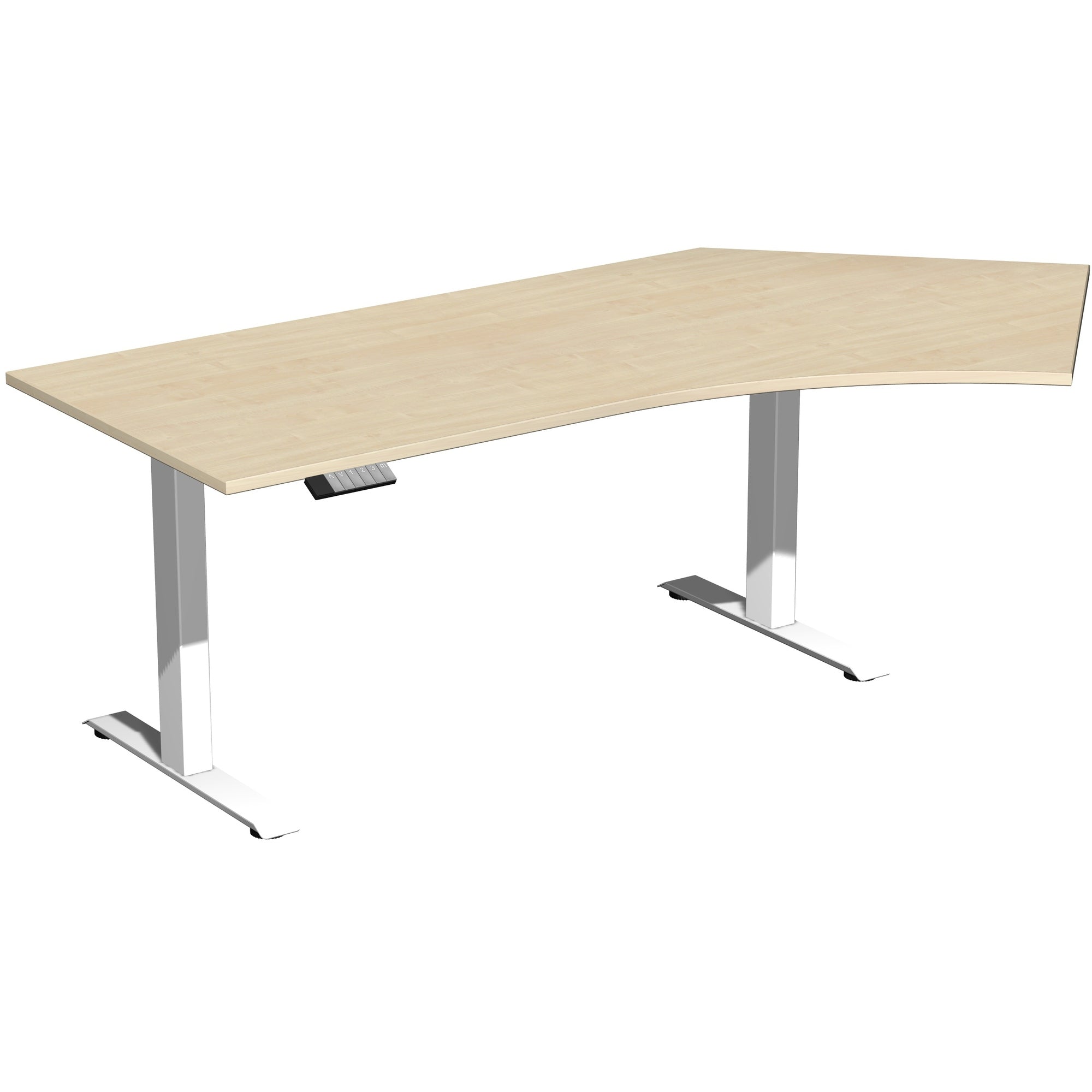 Geramöbel Schreibtisch Elevate Plus ahorn weiß