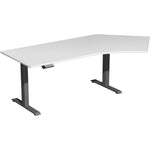 Geramöbel Schreibtisch Elevate Plus lichtgrau anthrazit – Produktbild 2