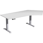 Geramöbel Schreibtisch Elevate Basic lichtgrau silber – Produktbild 2