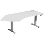 Geramöbel Schreibtisch Elevate Basic lichtgrau silber