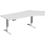 Geramöbel Schreibtisch Elevate Basic lichtgrau weiß – Produktbild 2