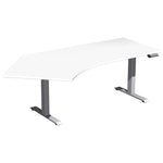 Geramöbel Schreibtisch Elevate Plus weiß silber