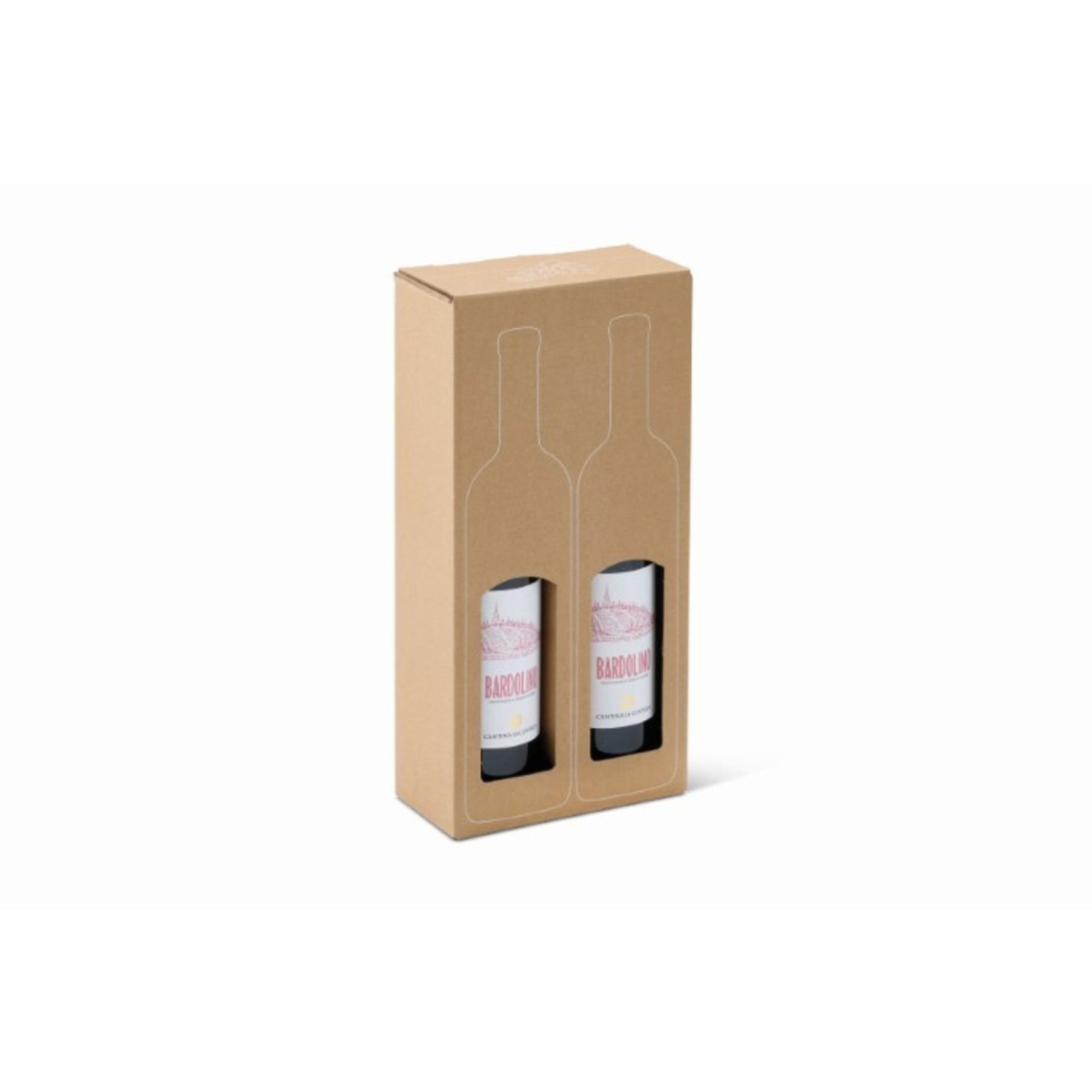ColomPac® Geschenkkarton 2 Flaschen - Wiepa Bürofachpartner