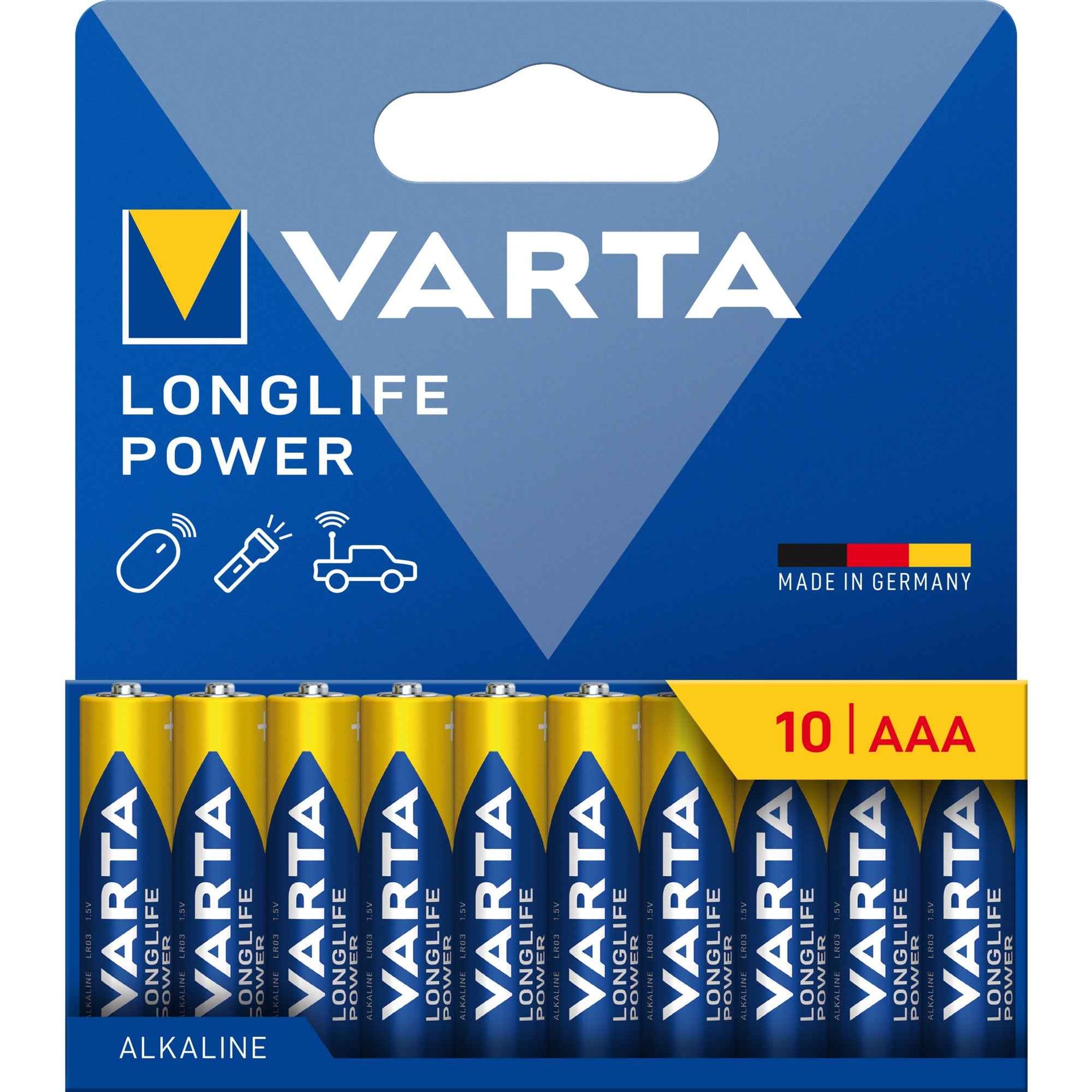 Varta Batterie Longlife Power AAA/Micro 10 St./Pack.